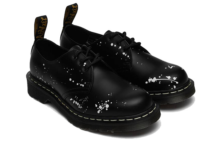 Туфли Dr.Martens 1461 3-Eye Made In England Neighborhood Paint Splatter — фото 3