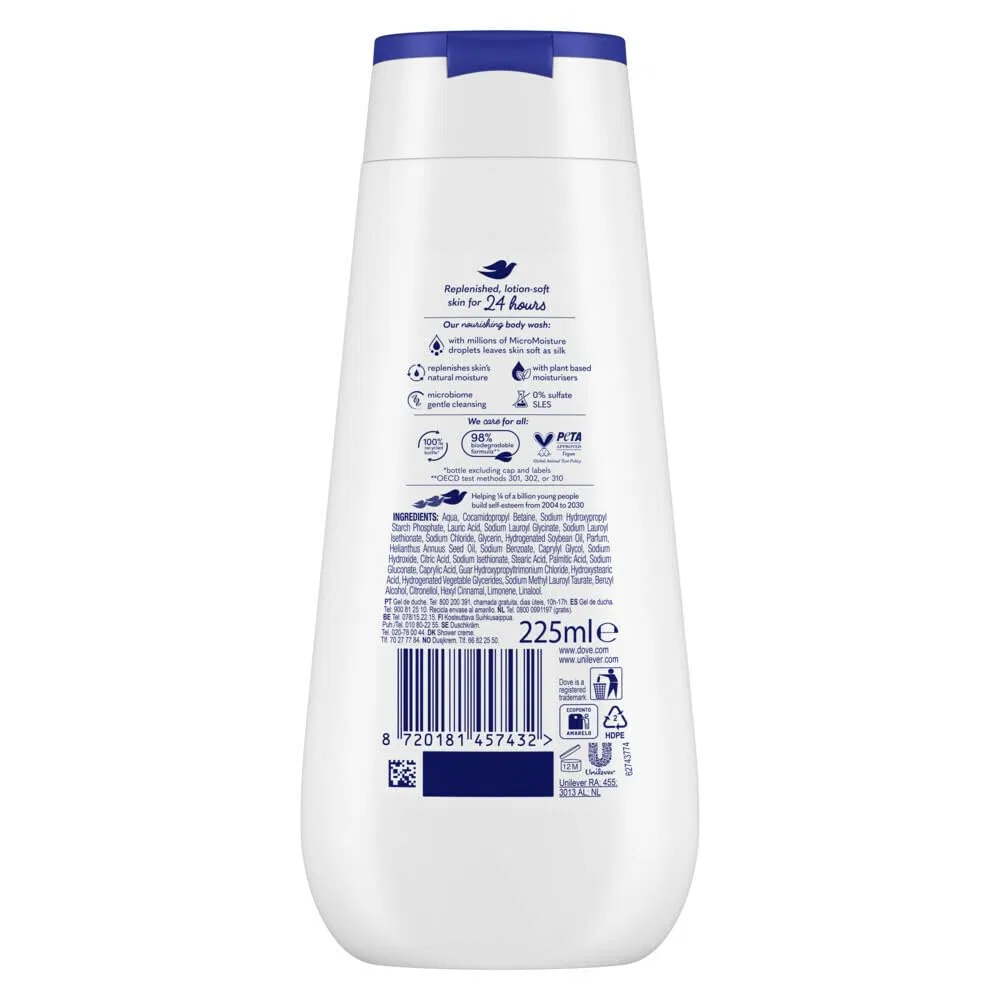 Гель для душа «Deep Moisture» от Dove Advanced Care (6 шт. по 225 мл) Dove — фото 2