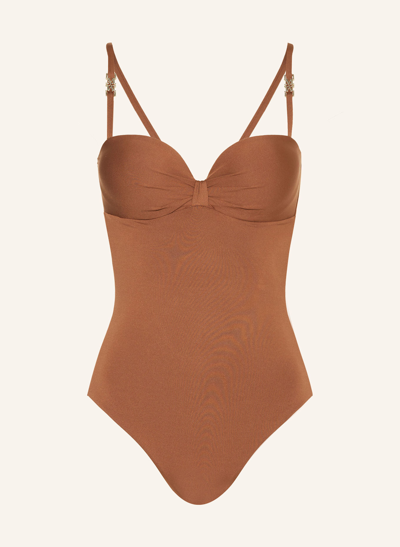 

Купальник бандо Шанталь Max Mara Beachwear, коричневый