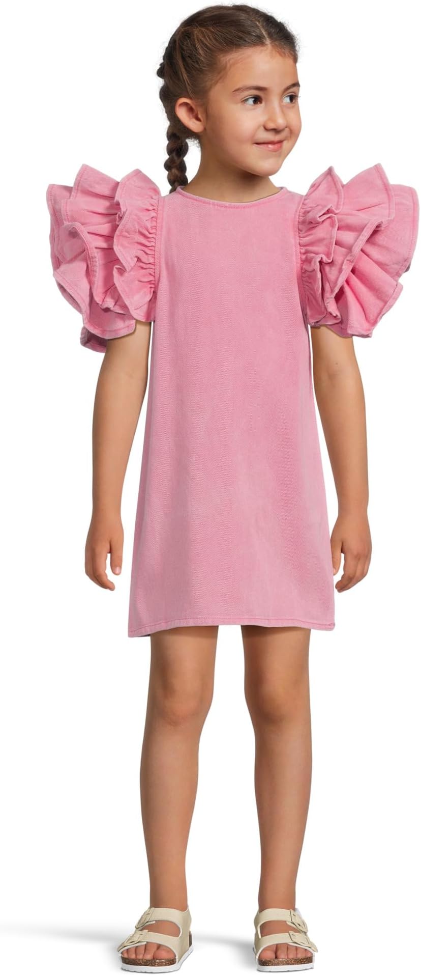 

Платье Lola and The Boys Pink Princess Ruffle Denim Dress, розовый