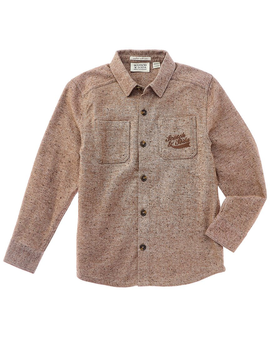 

Топ на пуговицах Scotch & Soda, коричневый