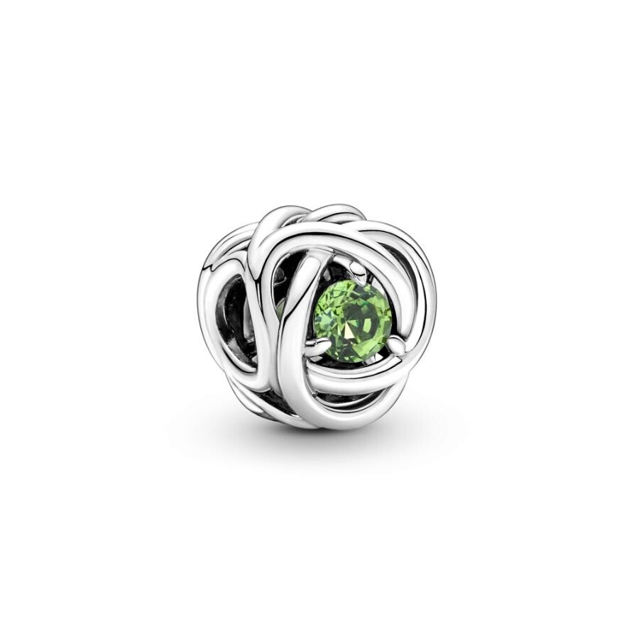 

Шарм August Spring Green Eternity Circle Pandora, стерлинговое серебро
