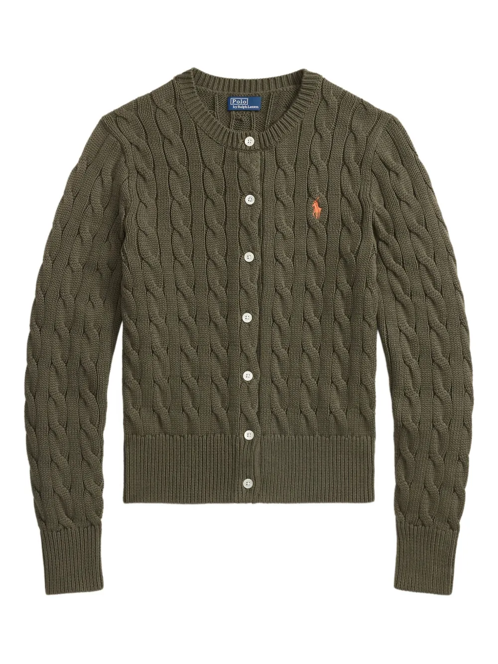 

Кардиган фактурной вязки Polo Ralph Lauren, зеленый