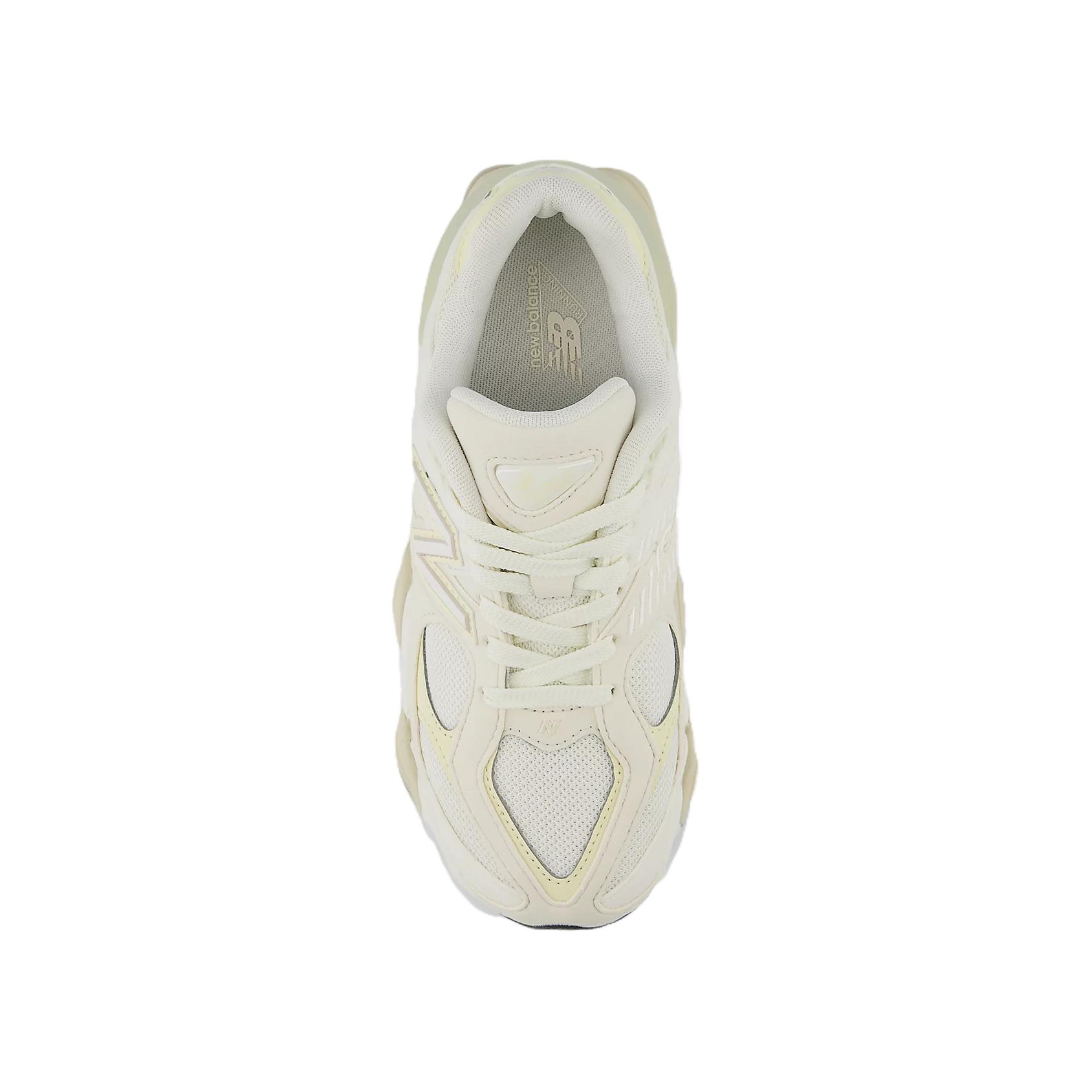 NB 9060 Износостойкие низкие детские беговые кроссовки Ecru New Balance — фото 4