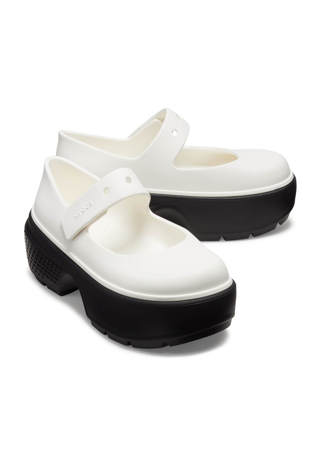 

Мюли на каблуке MARY JANE Crocs, белый