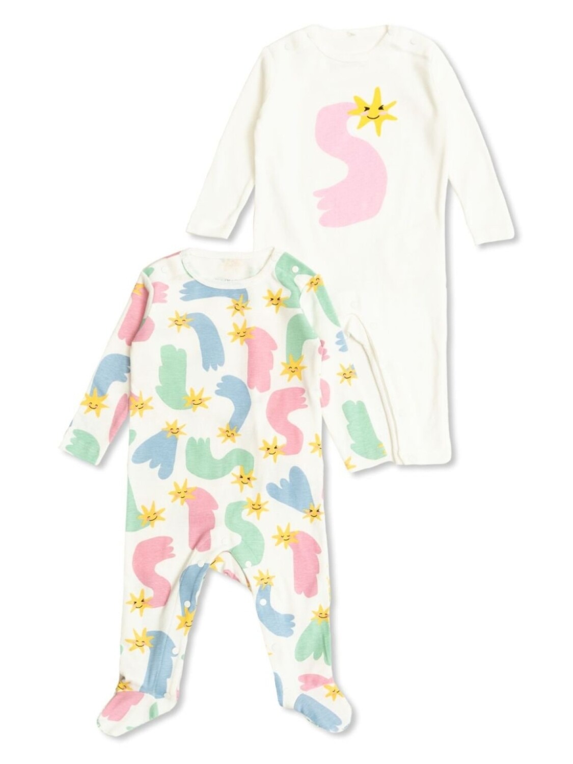 

Stella McCartney Kids комплект для вырастания малыша с принтом «Падающая звезда», белый