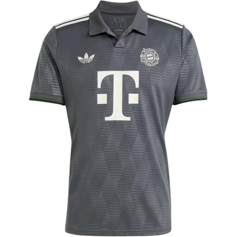 Футболка Free Shipping With AdiClub Fc Bayern 24/25 Wiesn Jersey Adidas Originals, серый — фото 3