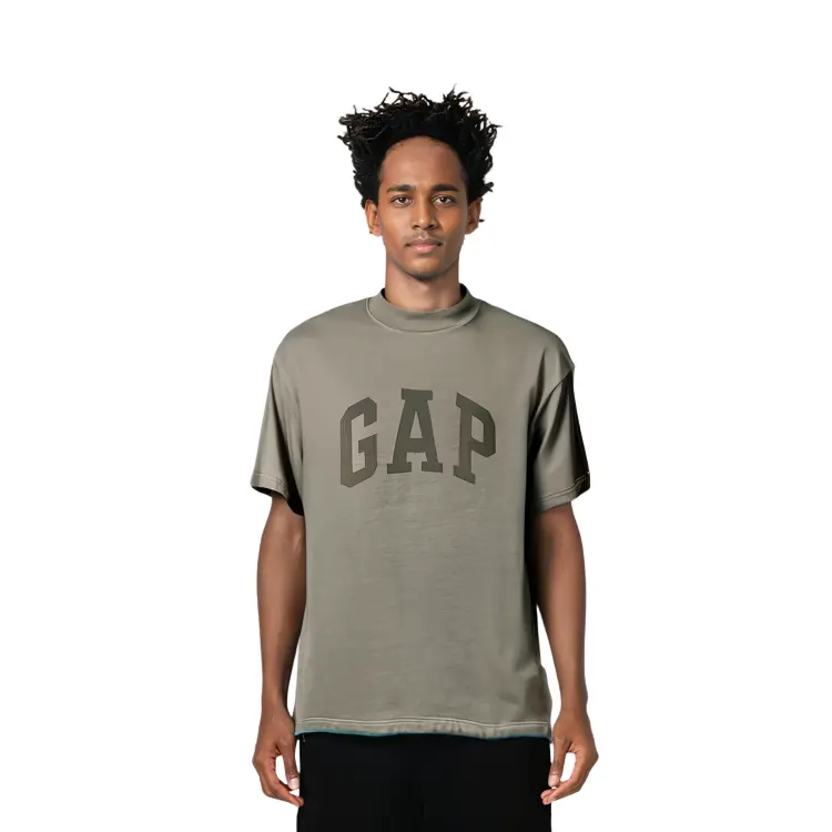 Футболка Yeezy Gap Engineered by Balenciaga Dove, коричневый — фото 4