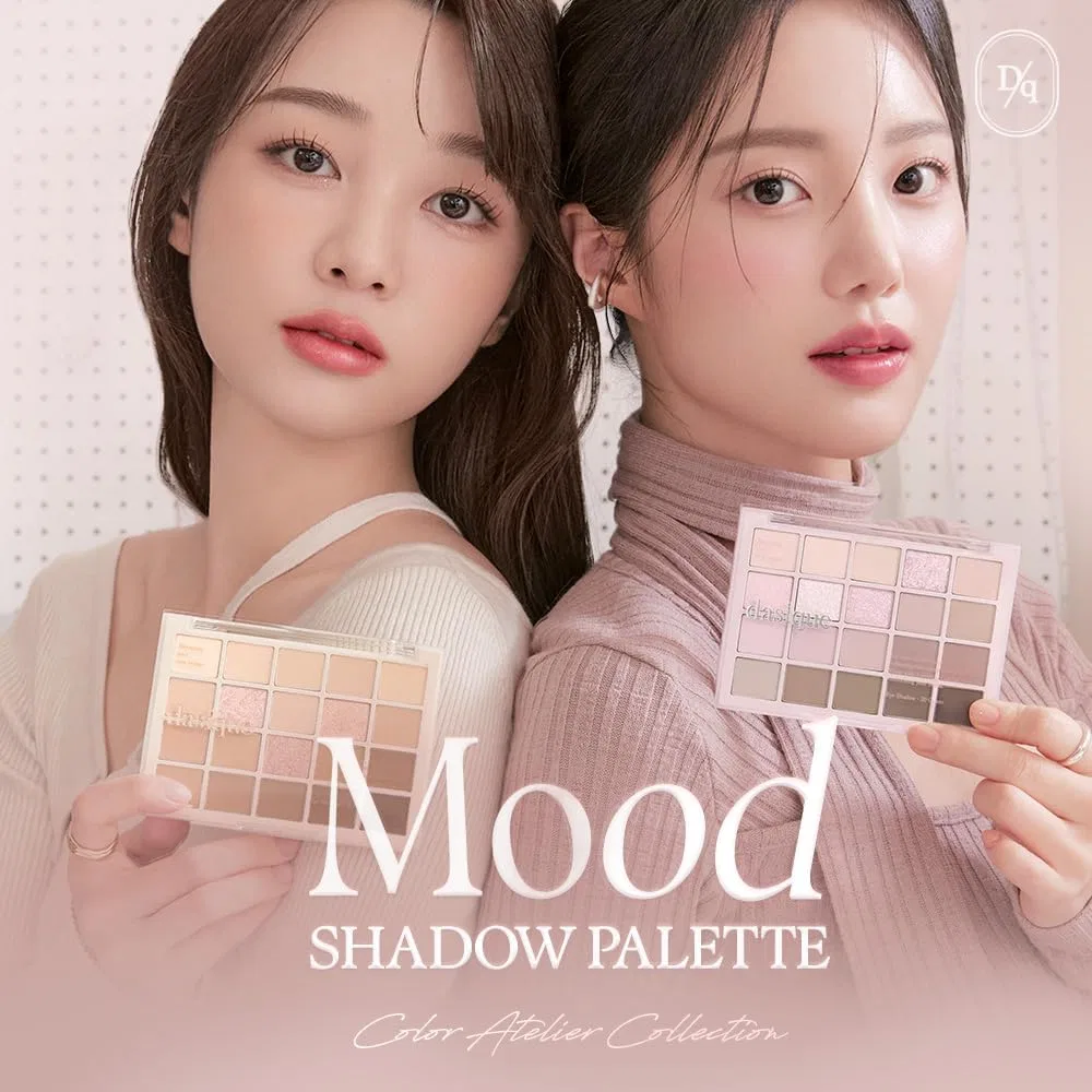 Палетка теней для век Dasique Mood Shadow Palette 20 цветов #01 Warm Basic — фото 3