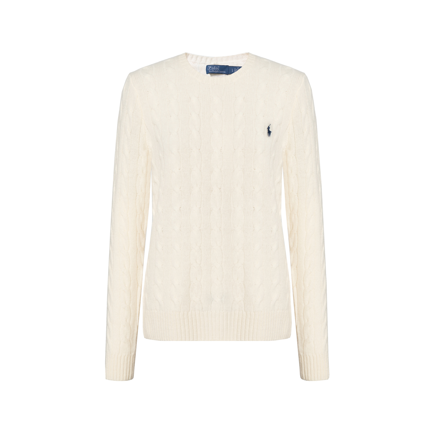 Шерстяной кашемировый свитер Andover cream Polo Ralph Lauren, кремовый — фото 3