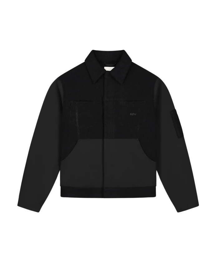 

Куртка из комбинации нейлона и шерсти Arte Antwerp, черный