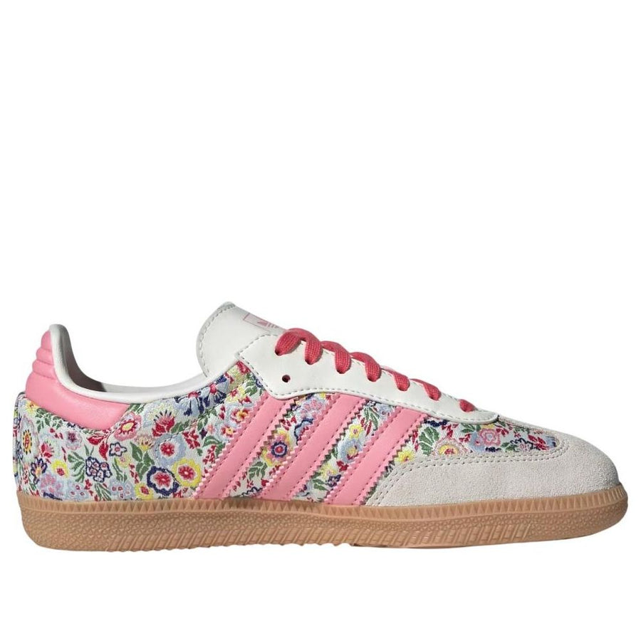 Кроссовки (GS) adidas x Liberty London Samba OG 'Floral Embroidery', бежевый — фото 2