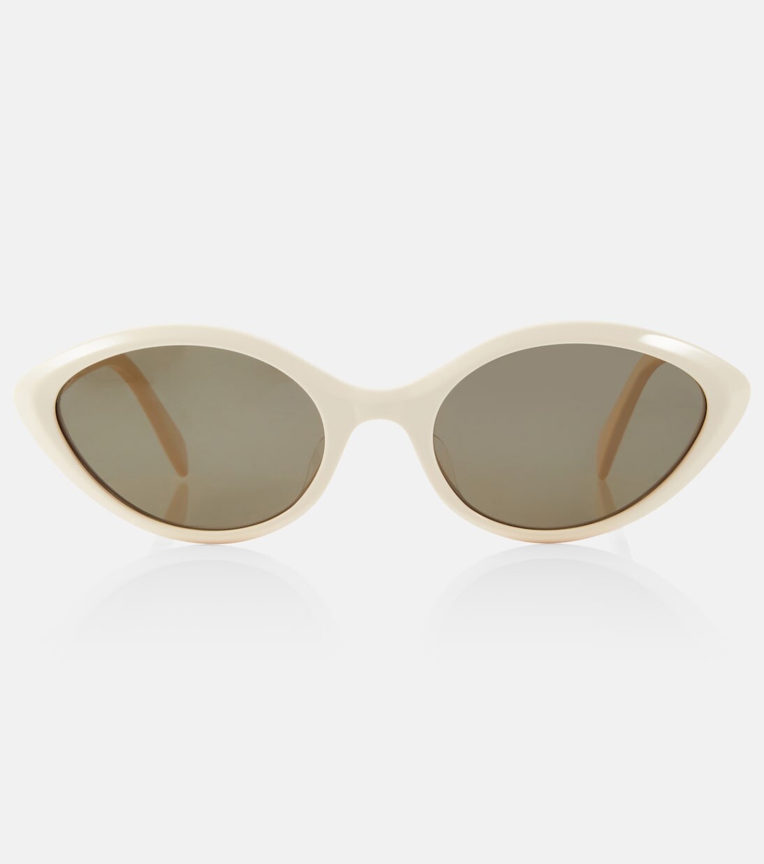 

Солнцезащитные очки «кошачий глаз» Celine Eyewear, белый