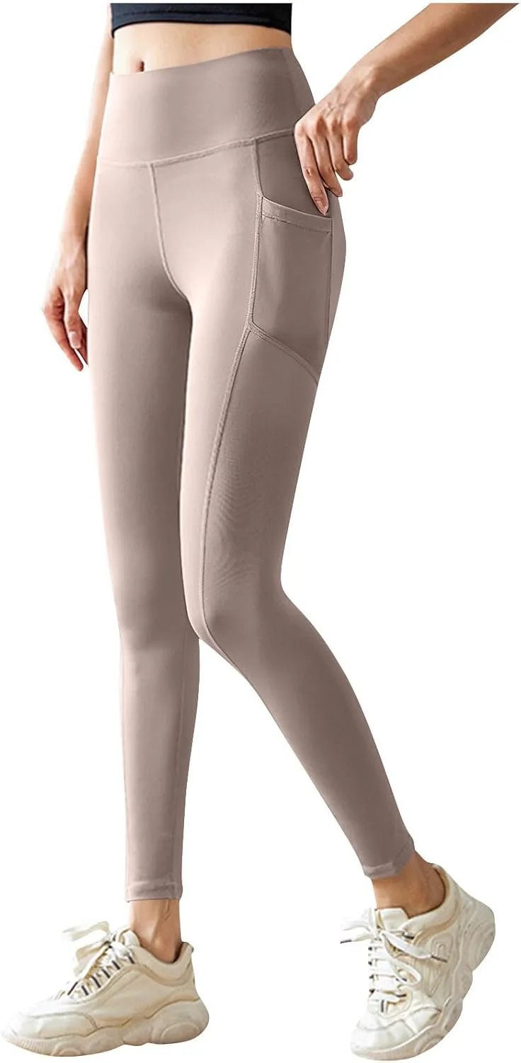 

Женские мягкие леггинсы Water Resistant с карманами для бега и йоги