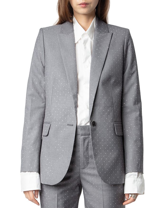 

Украшенный блейзер Valse Tailleur Zadig & Voltaire, серый