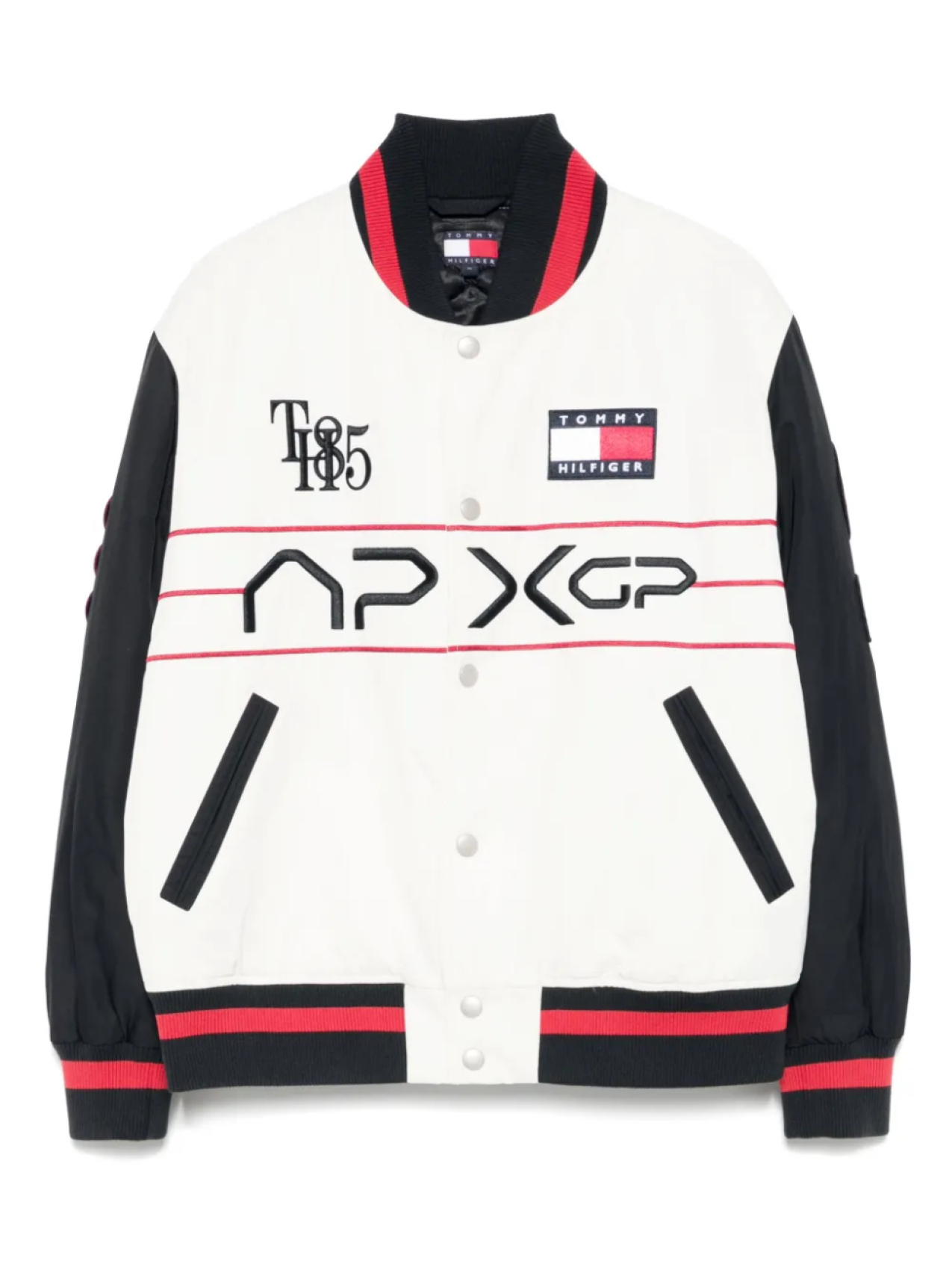 

Куртка-бомбер X Mercedes на пуговицах Tommy Hilfiger, белый