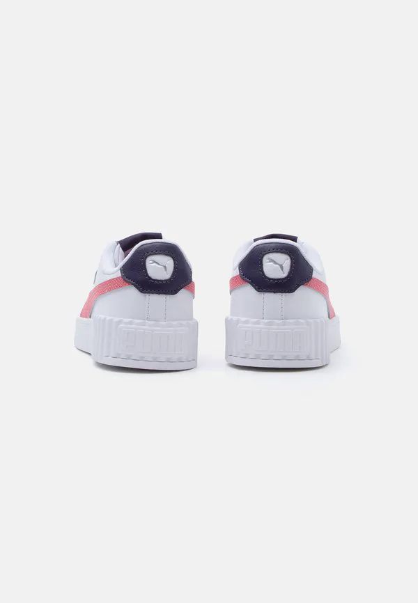 Детские туфли унисекс carina 3.0 jr Puma, White/Wild Pink — фото 3