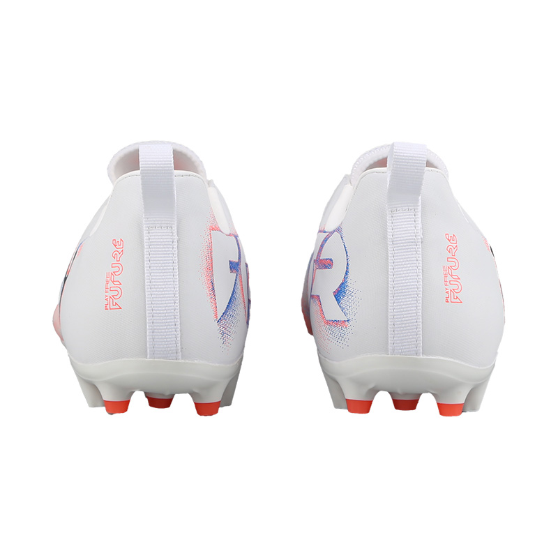 PUMA FUTURE 8 MATCH низкие детские футбольные бутсы белый красный kids' — фото 3