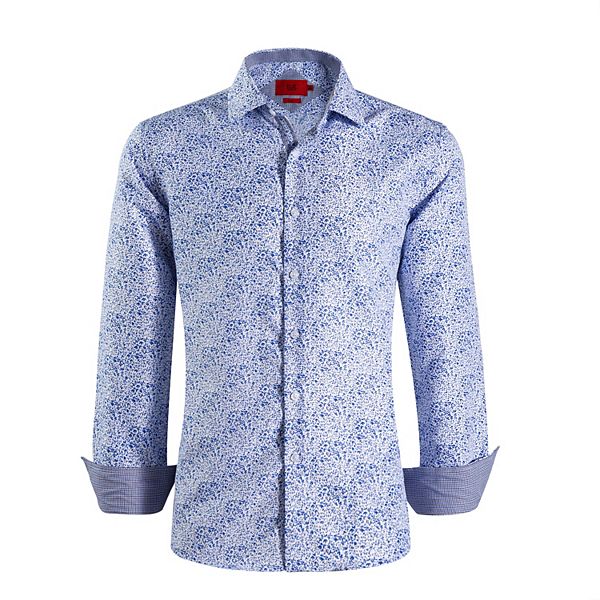 Мальчиковая рубашка slim fit с цветочным принтом Elie Balleh — фото 2