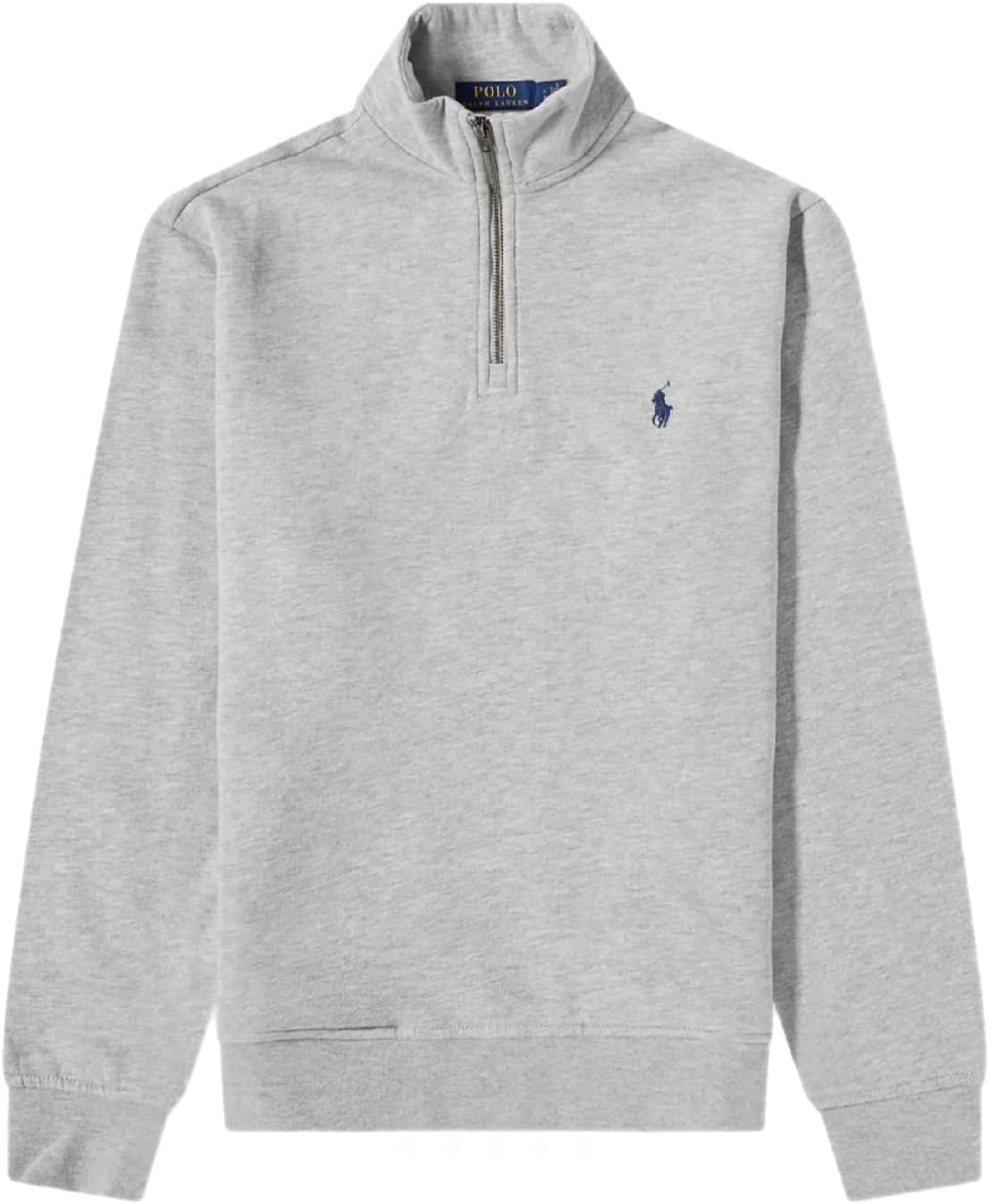 

Polo Ralph Lauren мужская флисовая толстовка с длинным рукавом и молнией на четверть, Andover Heather