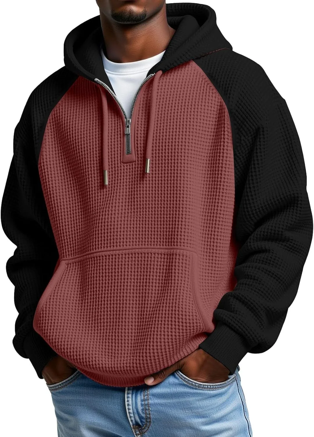 

Мужской худи с капюшоном, на молнии, с карманом KOSEXMA