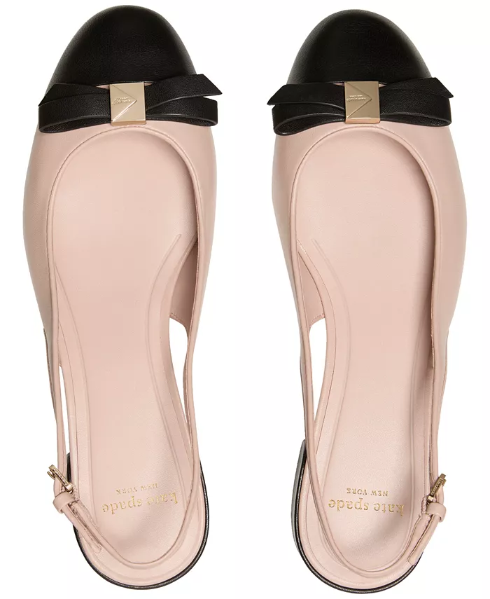 Женские туфли-лодочки Deco Bow на шпильке с ремешком на щиколотке Kate Spade New York, розовый — фото 4