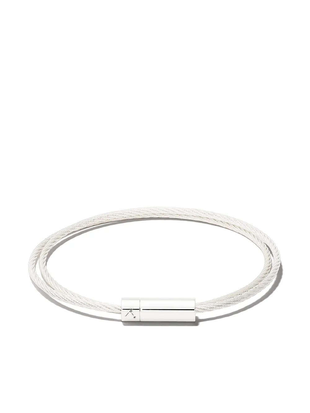 

Серебряный браслет Le 9 Grammes Double Cable Le Gramme, серебяный