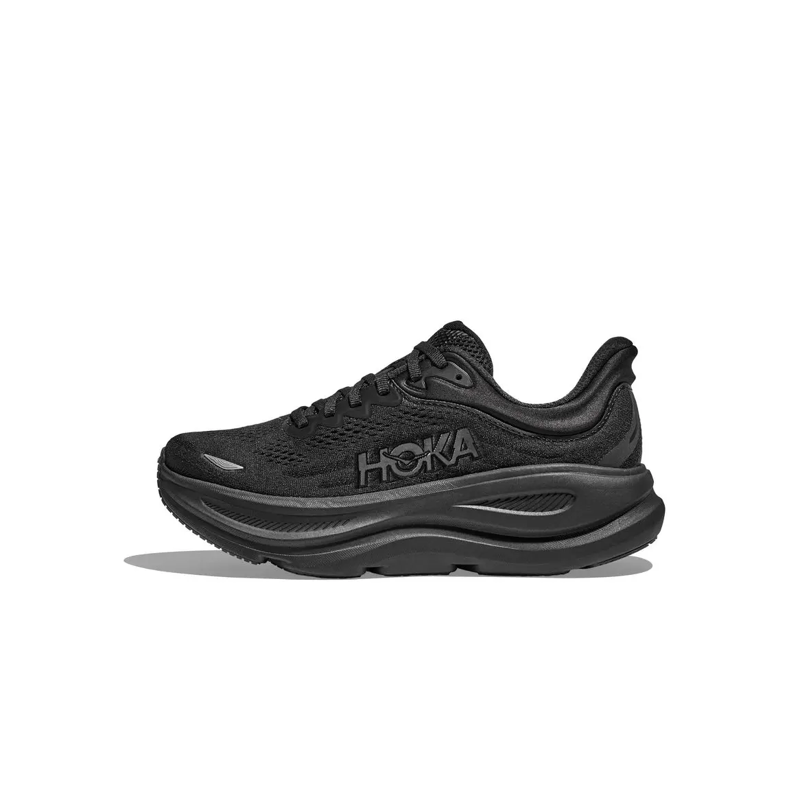 

HOKA ONE ONE Кроссовки Bondi 9 с низким верхом, противоскользящие, износостойкие, мужские, черные, свободная посадка
