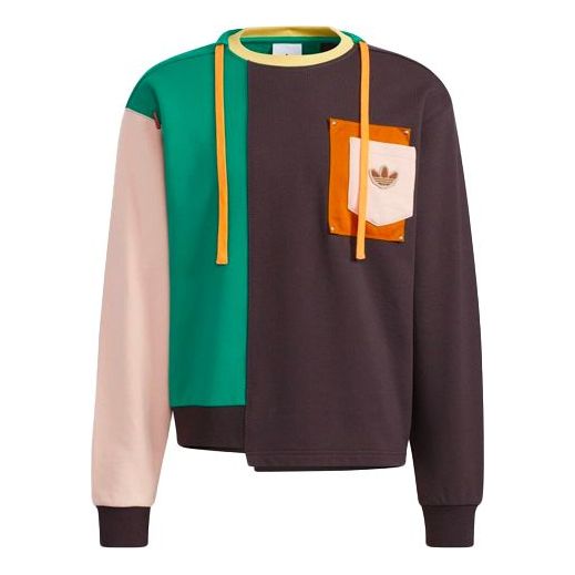 

Худи adidas Originals x Melting Sadness Crossover Pullover 'Brown Beige Green' HC0349