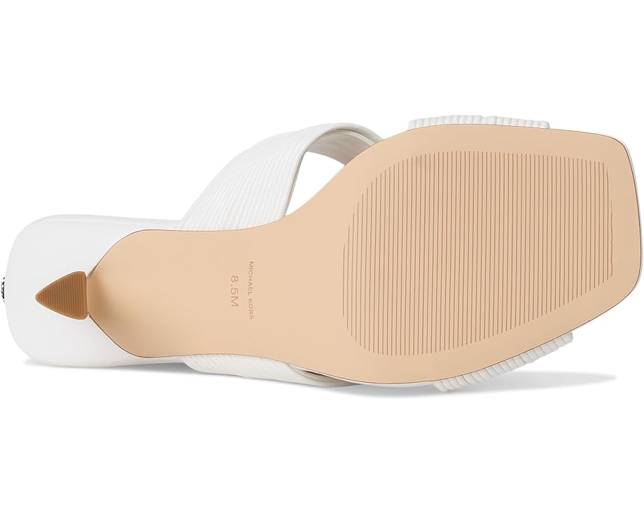Туфли MICHAEL Michael Kors Alessia Mule Sandal, цвет Optic White — фото 3