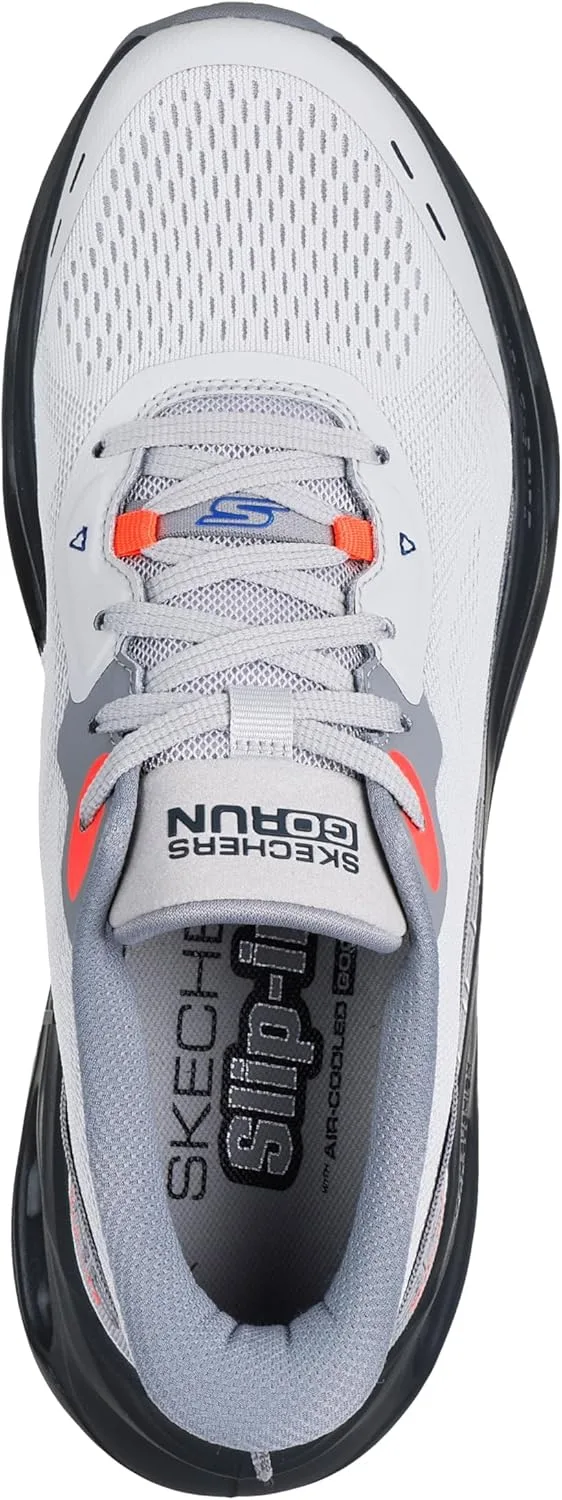 Мужские слипоны Skechers Hands Free с максимальной амортизацией и технологией Glide-Step, черный/серый — фото 2