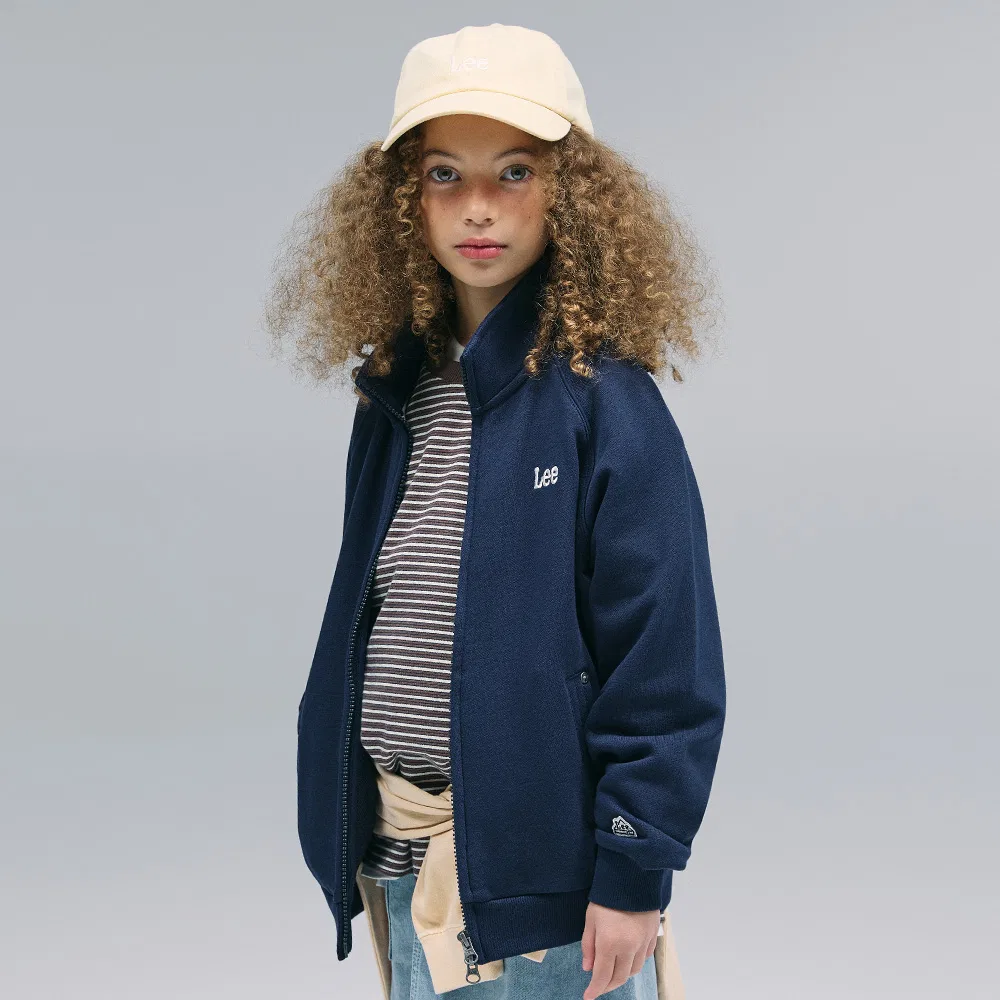 Детская спортивная куртка на молнии Track Jersey тёмно-синяя от Lee Kids