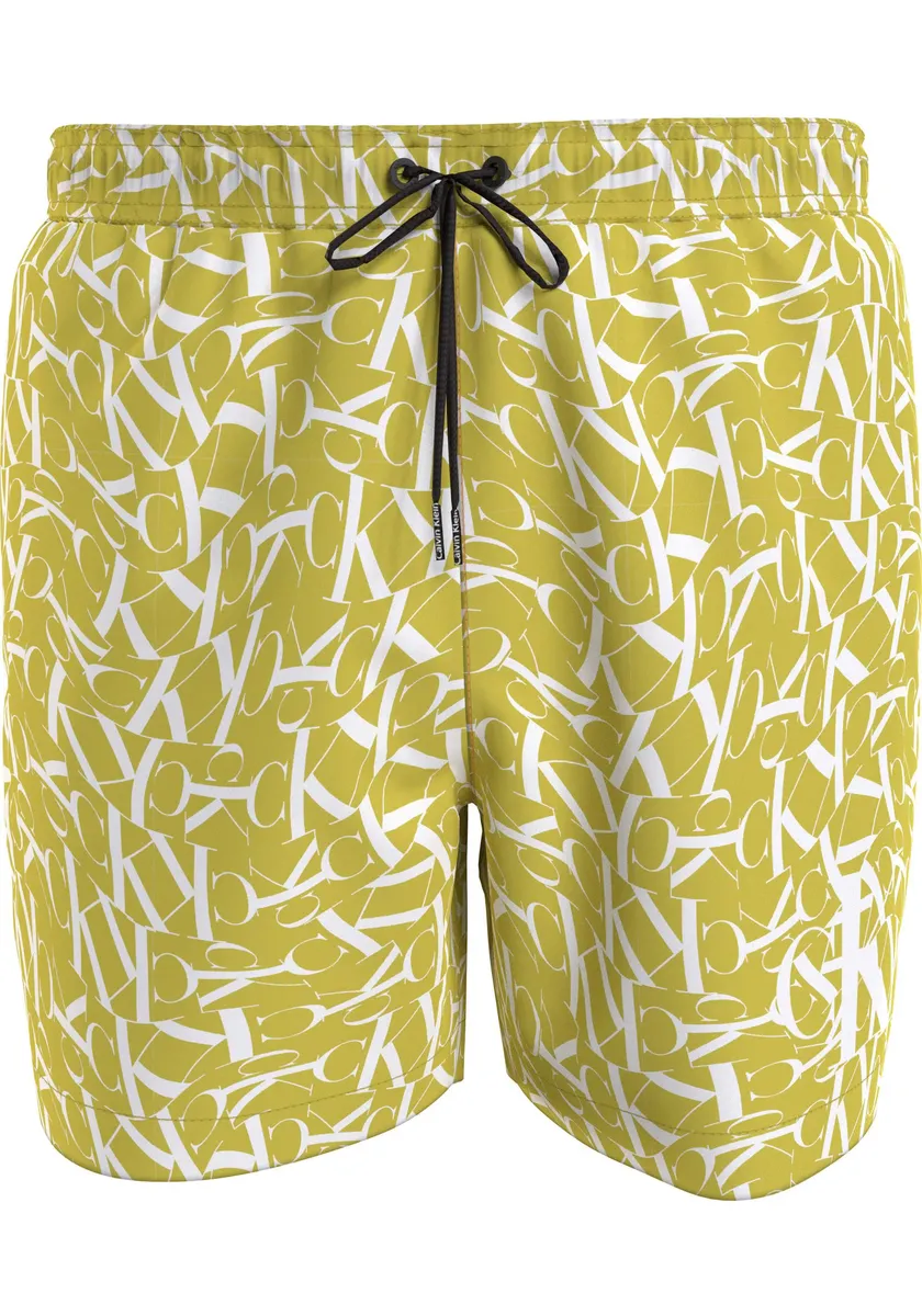 

Плавки Calvin Klein Swimwear с рисунком, желтый