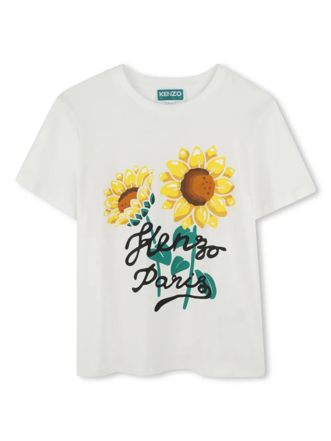 

Kenzo Kids футболка с принтом, белый