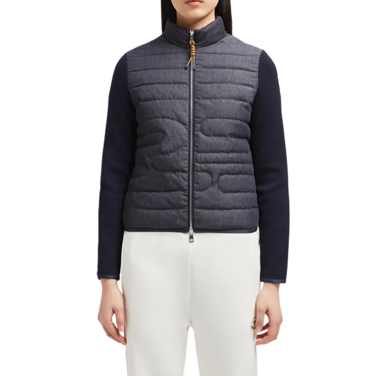 Moncler Женский пуховик морской синий Marine Blue, Marine Blue — фото 4