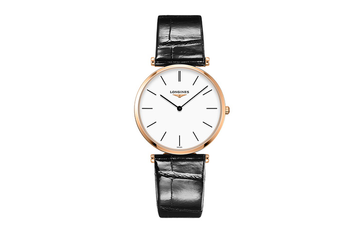 

LONGINES Мужские кварцевые часы Jialan Collection с белым циферблатом