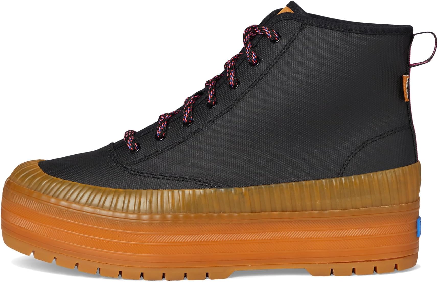 Кроссовки Keds The Platform Mid Lug Weatherized, цвет Black/Gum — фото 4