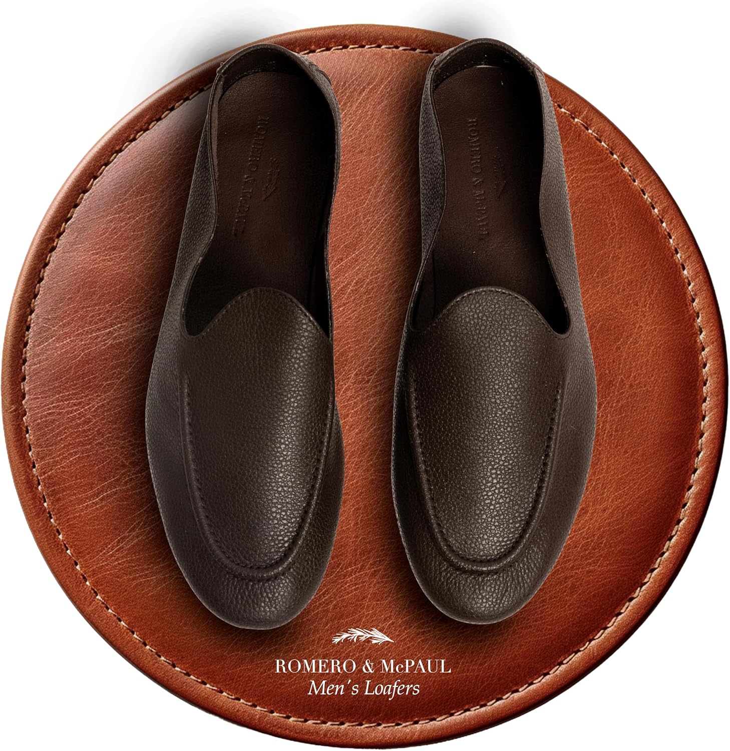 

Мужские повседневные туфли El Guante Flat Camel, Лоферы для мужчин, вдохновленные Хулио Иглесиасом, Мягкие и гибкие, Romero MC Paul Romero & Mcpaul, коричневый