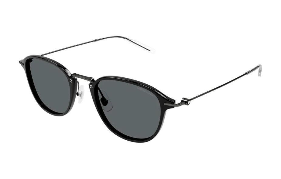 

MONTBLANC Солнцезащитные очки овальной формы Eyewear Oval Frame, Black