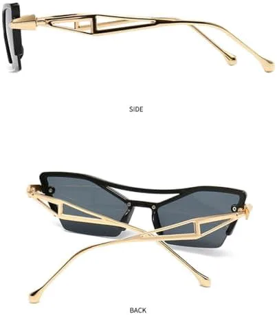 

Солнцезащитные очки 2027 года, маленькие, для женщин и мужчин, в стиле ретро, ​​женские солнцезащитные очки с защитой от УФ-излучения UV400 MTZJH, Leopard Tea