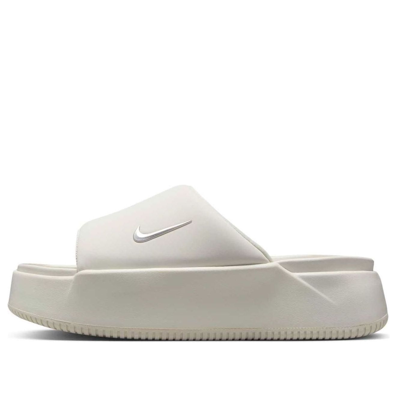 Шлепанцы (WMNS) Nike Calm Elevation 'Sail Metallic Silver'