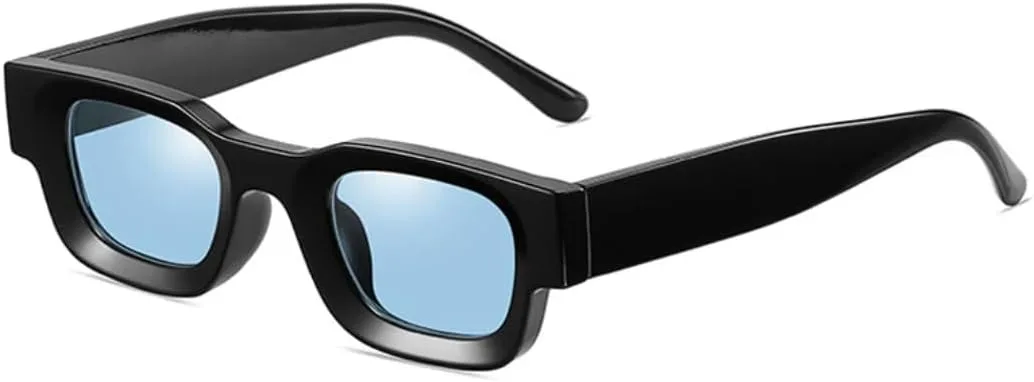 

Популярные модные маленькие солнцезащитные очки для женщин в стиле ретро-панк, солнцезащитные очки UV400 для мужчин. Модные солнцезащитные очки UUPTTPL, Black Blue