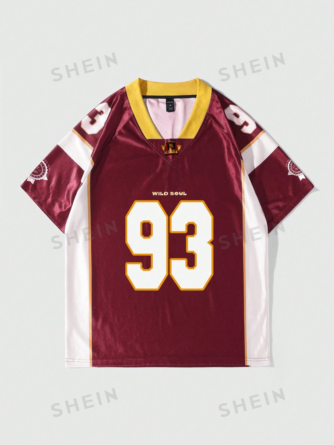 

Футболка Street Life с коротким рукавом Мужская хоккейная майка, летняя спортивная майка, школьная Romwe, красный