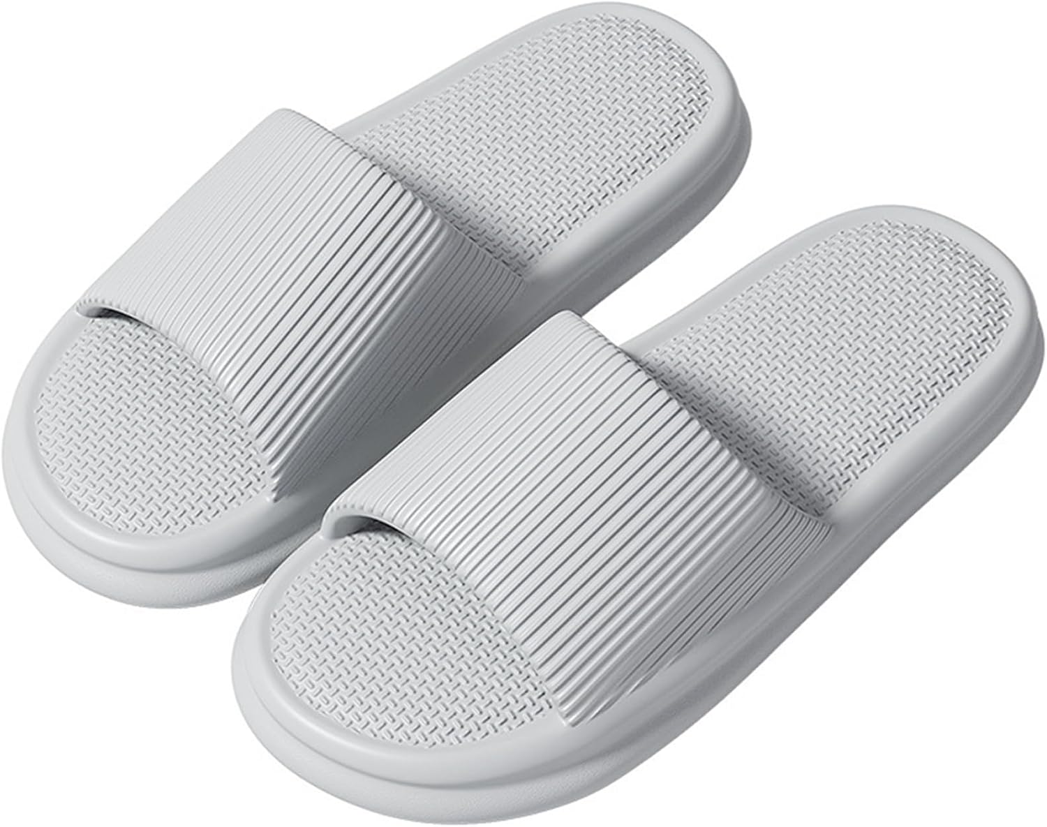 

Тапочки для душа Abborora, мужские шлепанцы для душа, сандалии-шлепанцы для бассейна, домашние тапочки, нескользящие для ванной, серый