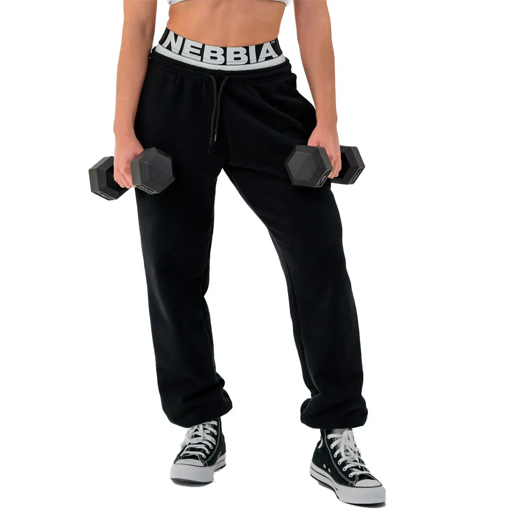 

Спортивные брюки Nebbia Gym muscle mommy 623, черный