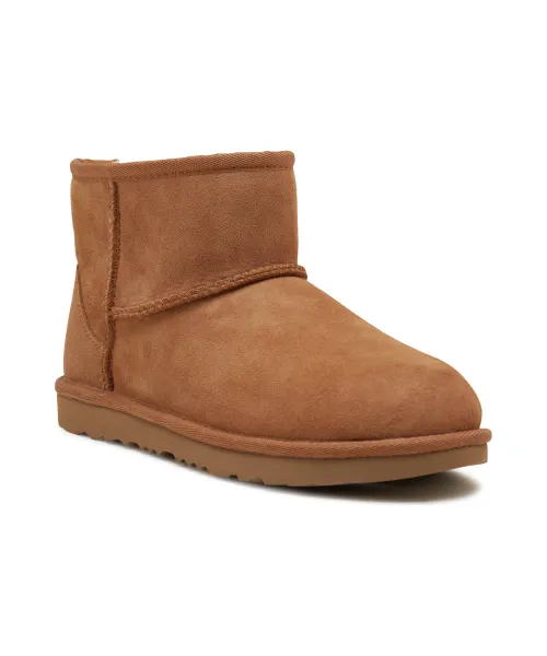 

Кожаные зимние ботинки детские классические мини II Ugg, коричневый