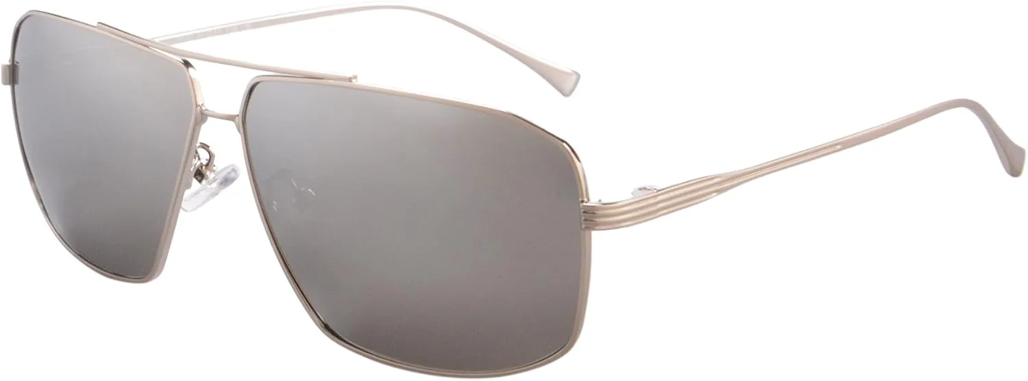 

Солнцезащитные поляризованные очки SHINU в металлической оправе с линзами, защищающими от УФ-излучения UV400, для летнего отдыха на природе - M8632, Sliver