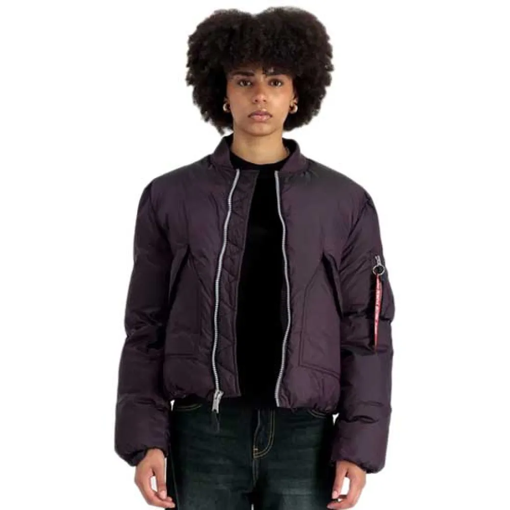 

Куртка Alpha Industries Ma-1 Padded bomber, фиолетовый