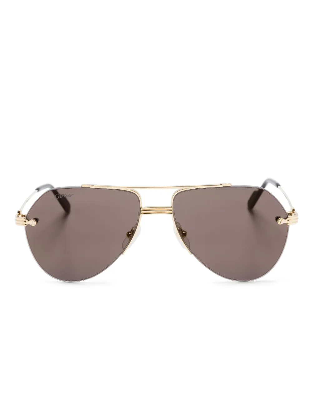 

Солнцезащитные очки-пилоты Cartier Eyewear, золотой