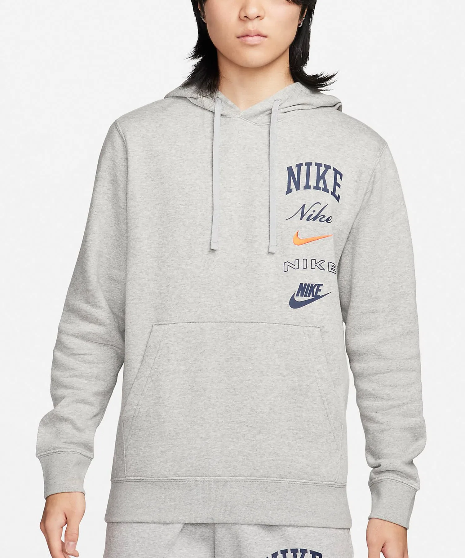 Толстовка с капюшоном NIKE, стандартный крой, модели FN2635-010/FN2635-063/FN2635-677